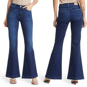 Paige Jeans Sz 26 Genevieve High West Flare Slightly Distressed - Worn 1x - New